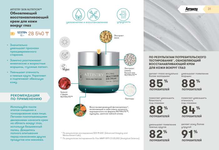 ARTISTRY™ — страница каталога 31