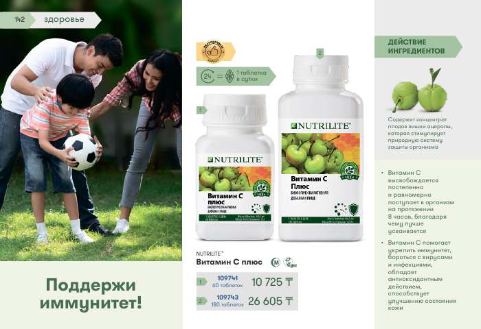 NUTRILITE™ — страница каталога 142