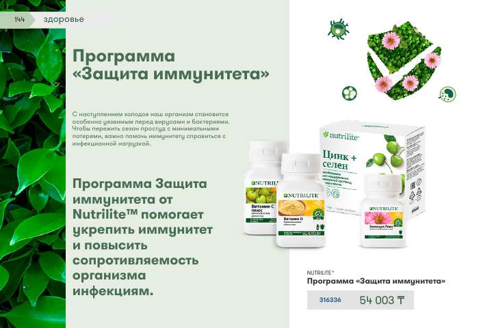 NUTRILITE™ — страница каталога 144