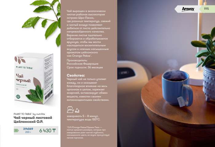 NUTRILITE™ — страница каталога 195